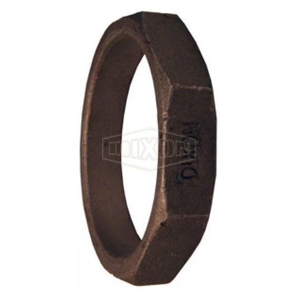 Weld-On Hex Wrench Nut, Carbon Steel, 4 in Nominal, Domestic